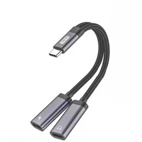Resim Go Des GD-UC311 Type-C 2in1 Şarj ve Ses Kablosu - Siyah 