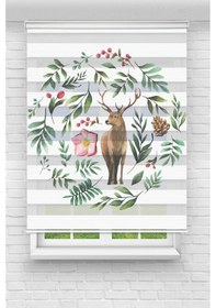 Resim Perdecizade Enxboy Ağaçdaki Kuşlar Dijital Baskılı Zebra Perde-cocuk Odası-stor Perde Pz-775 Renkli 