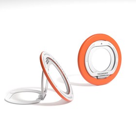 Resim Youngkit Magnetik 360 Derece Dönebilen Dual Fold Rotating Serisi Parmak Ring Stand - Turuncu 