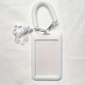 Resim 1 adet veya 2 adet Morandi Renkli Yıldız Şanslı Çekilebilir Kart Tutucu Anahtarlık ile - Pastel Pembe, Şeffaf Pencere, Kadınlar, Ofis, Okul, Günlük Kullanım için Kompakt Kimlik Kartı Düzenleyici - Dayanıklı Plastik Kartlık, Okul Gereçleri, Minimalist Tasarım, Sağlam Yapı, Moda Severler 