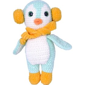 Resim Amigurumi Penguen Pino - Mavi - Anatoya 