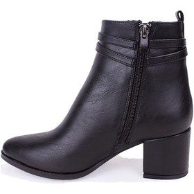 Resim Dagoster Dza07-928975 Siyah Klasik Topuklu Kadın Bot Siyah 