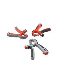 Resim Sertlik Ayarlanabilir 5-60kg Direnç Sayaçlı El Egzersiz Yayı Kırmızı 001 