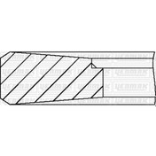 Resim YENMAK 91-09713-000 Piston Segmani 102.00Mm Std (3.5X2.5X4.0) Mercedes Axor 1829-2529-3029-3029/Citaro Om904-Om906 Euro 4-5 9109713000 (WM863119) 