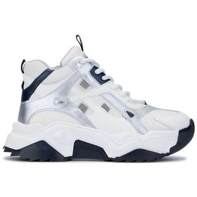 Resim Tamer Tanca Kadın Vegan Beyaz/lacivert Sneakers & Spor Bot 936 6580 Bn Bot Sk24-25 Beyaz - Lacivert 