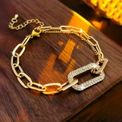 Resim 1 adet Vintage Basit Tarz Alaşım Bilezik, Rhinestone Mozaik ile, Geometrik Kare Tasarım, Zarif Hollow-Out, Günlük ve Parti Aksesuarı, Tüm Mevsim Takı 