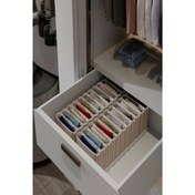 Resim 11 Bölmeli Dolap Ve Çekmece Içi Düzenleyici Akordiyon Organizer M-00500 (1 Adet) 