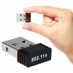 Resim versatile 300 Mbps Nano Mini Internet Adaptör Kablosuz Ağ Wifi Alıcı Usb 