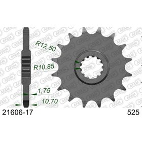 Resim Afam Yamaha Tdm850 Çelik Ön Dişli 525 