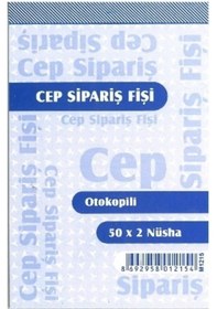 Resim Armat Mini Cep Sipariş Fişi Otokopili 50x2 Nüsha 