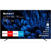 Resim Sunny SN75LEDB252 75" 190 Ekran Uydu Alıcılı 4K Ultra HD WebOS Smart LED TV Sunny