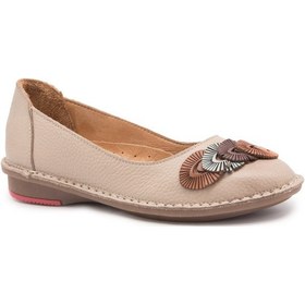 Resim Gedikpaşalı Lvs 22y 8958 Vizon Bayan Ayakkabı Babet Vizon 