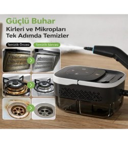 Resim Aggiy Powersteam Çok Fonksiyonlu Buharlı Temizleyici 4 Bar 2500W 