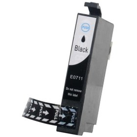 Resim Epson T0711 C13T07114021 Siyah Uyumlu Kartuş D78/Dx4400 