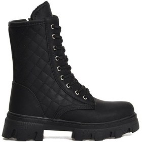 Resim Ayakmod 2323k-f Siyah Zümrüt İçi Polarlı Kız Çocuk Bot 001 