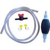 Resim SEDİR Vakumlu Plastik Benzin Mazot Yakıt Su Yağ Sıvı Aktarım Transfer El Pompası "VAV 