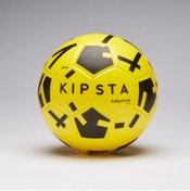 Resim Decathlon - Futbol Topu 4 Numara Patlamaz Her Zemine Uygun Yumuşak Poliüretan Sünger Iç Lastik Sarı 