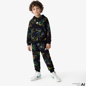 Resim Nike Fly Knit Çocuk Siyah Eşofman Altı 