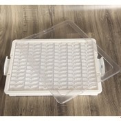 Resim Şeffaf Saklama Kutusu, 78 Bağımsız Kutu, Şeffaf Dış Kapak ile, Tırnak Sanatı Aksesuarı Sıralama Kutusu, DIY Boncuklama Kutusu 