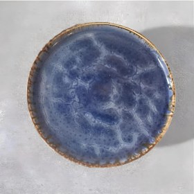 Resim 6'lı Porselen Lacivert Supla Seti 