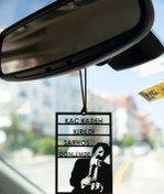 Resim mufamet Araba Süsü Metal Müslüm Kaç Kadeh Kırıldı Dikiz Aynası Süsü Eşya Oto Aksesuar 