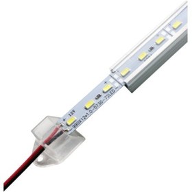 Resim 12 Volt Alüminyum Kasalı 5730 Ledli Çubuk Led Bar Beyaz 6000-6500k Opak Cam 