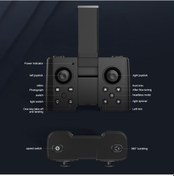 Resim Samdoo Xt8 Mini Katlanabilir Rc Drone Turuncu Tek Batarya Paketi: Tek Tuş Kalkış/iniş, Kafa Yok Modu, 3d Yükseleme İle Abs Malzeme Ve Çantalı Paket 