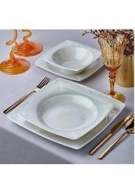 Resim Royal London Laura Kare 24 Parça Yemek Takımı Diğer 