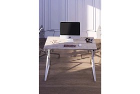 Resim Elena Çalışma Masası Ofis Masası Oyuncu Masası Yemek Masası Okul Masası Genç Odası 60X120 cm 