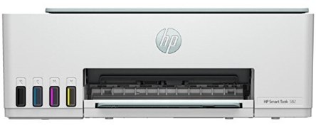 Resim HP 4A8D6A Smart Tank 582 Yazıcı-Tarayıcı-Fotokopi-WiFi Çok Fonksiyonlu Tanklı Yazıcı 