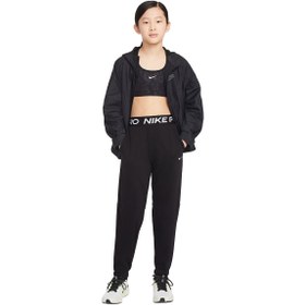 Resim Nike Pro Fleece Dri-Fit Çocuk Siyah Günlük Stil Eşofman Altı HV0289-011 