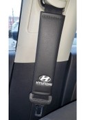 Resim Hyundai Deri Emniyet Kemer Kılıfı Siyah (203093607) 
