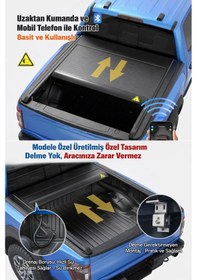 Resim Ssangyong Grand Musso 2020+ Elektrikli Sürgülü Bagaj Kapağı Rollbag Bagaj Kepengi 