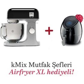 Resim Kenwood Kmix Mutfak Şefi 5 Lt Kmx750bk Airfryer Xl Siyah Hfp30.000bk Hediyeli 