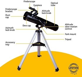 Resim Levenhuk Skyline BASE 100S Teleskop 