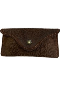 Resim Ln Leather Gerçek Deri Gözlük Kılıfı Kahverengi 