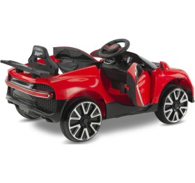 Resim Bugo Bugatti 12 Volt Uzaktan Kumandalı Akülü Araba Kırmızı Kırmızı 