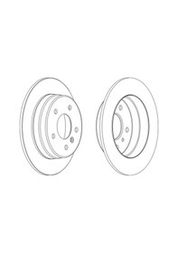Resim Mercedes Fren Diski Arka - Takım - Frd Ddf1362 