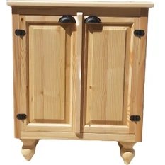 Resim Dosswood Masif Ahşap Konsol 