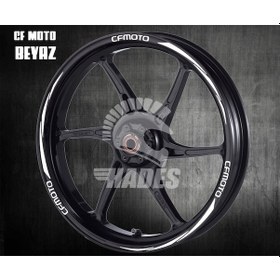 Resim Cf Moto Beyaz Jant Şeridi 