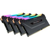 Resim Corsair 64GB(4x16) Vengeance RGB PRO 3200mhz CL16 DDR4 Ram (CMW64GX4M4E3200C16) 