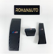 Resim Bmw F30 M Logolu Siyah Otomatik Pedal Seti (Geçmeli) 