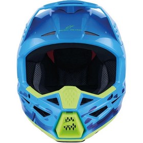Resim Alpinestars SM3 Force Off-Road Motosiklet Kaskı Mavi 