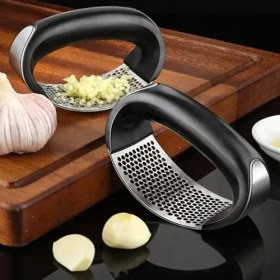 Resim Efe Avm Paslanmaz Çelik Ergonomik Sarımsak Ezici Pres ve Doğrayıcı 