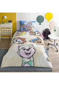 Resim Taç Lisanslı Paw Patrol Cloud Tek Kişilik Pamuk Nevresim Takımı 000000001000050024 Çok Renkli 