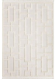 Resim Vivaldi Havana 3004 Krem İskandinav Salon Yolluk Halısı 