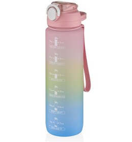 Resim Vagonlife VGN2219 1000ml Renkli Pipetli Matara 