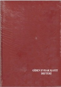 Resim Giden Evrak Kayıt Defteri Ciltli 96 Yp Özkan Bordo 