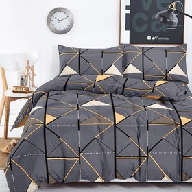 Resim Üç Parça Nevresim Takımı - Çift, Tekli ve Süper King Yataklar İçin Uygun Polyester Yatak Örtüsü. Büzülme ve Solmaya Karşı Dirençli, Dokunuşa Yumuşak ve Bakımı Kolay. 1 Nevresim Kılıfı ve 2 Yastık Kılıfı Dahil, Dolgu veya İçlik Yok. Baskılı Yatak Takımı Yumuşak ve Rahat, Aile Odaları ve Misafir Odaları için İdeal, Tüm Mevsimler İçin Uygundur 