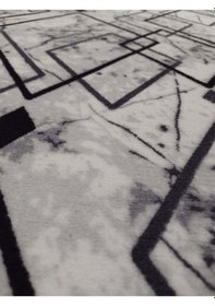 Resim Aslan Home Gri Modern Yumuşak Yıkanabilir Kaymaz Taban Dört Mevsimlik Salon Banyo Balkon Gençodası Kesme Yolluk Gri 